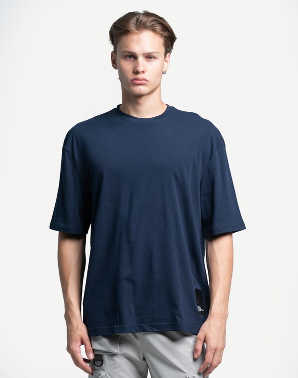 NOLIMIT Men's Crew Neck Oversized T-Shirt Navy