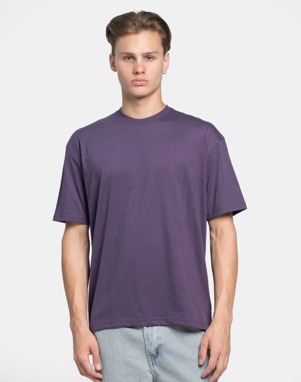 NOLIMIT Men's Crew Neck Oversized T-Shirt Purple