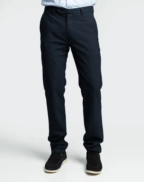 NOLIMIT Men's Regular Fit Formal Trouser Blue