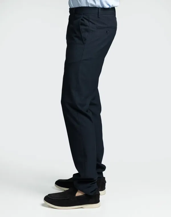 NOLIMIT Men's Regular Fit Formal Trouser Blue
