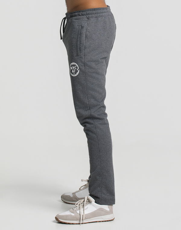 NOLIMIT Men's Slim Fit Elastic Waist Bottom Gray