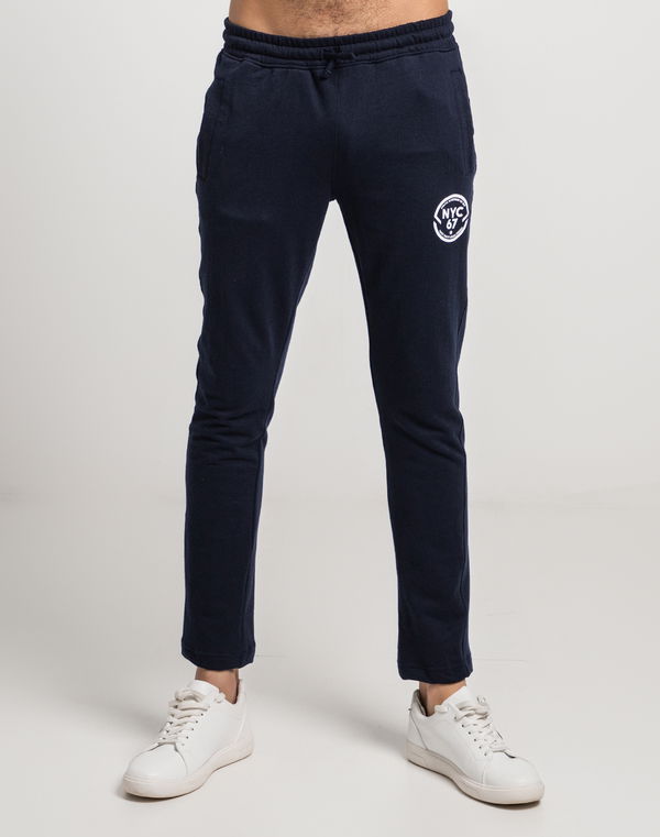 NOLIMIT Men's Slim Fit Elastic Waist Bottom Navy