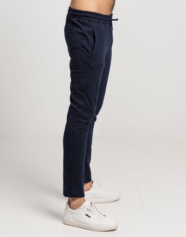 NOLIMIT Men's Slim Fit Elastic Waist Bottom Navy