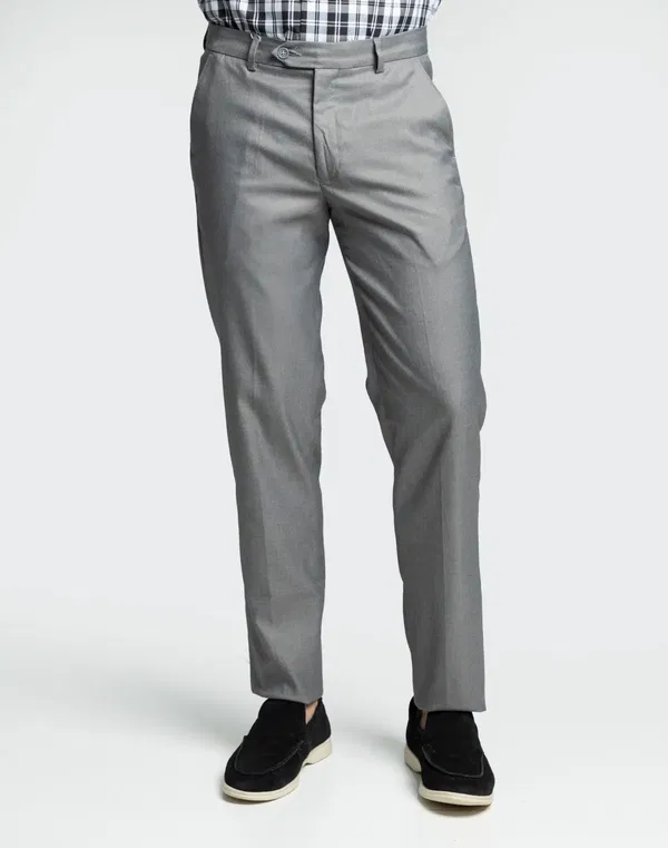 NOLIMIT Men's Slim Fit Formal Trouser Ash