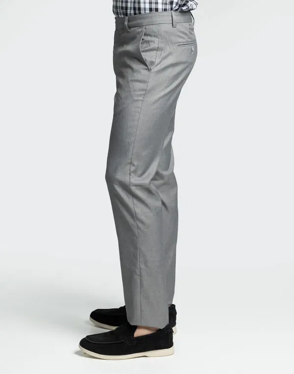 NOLIMIT Men's Slim Fit Formal Trouser Ash