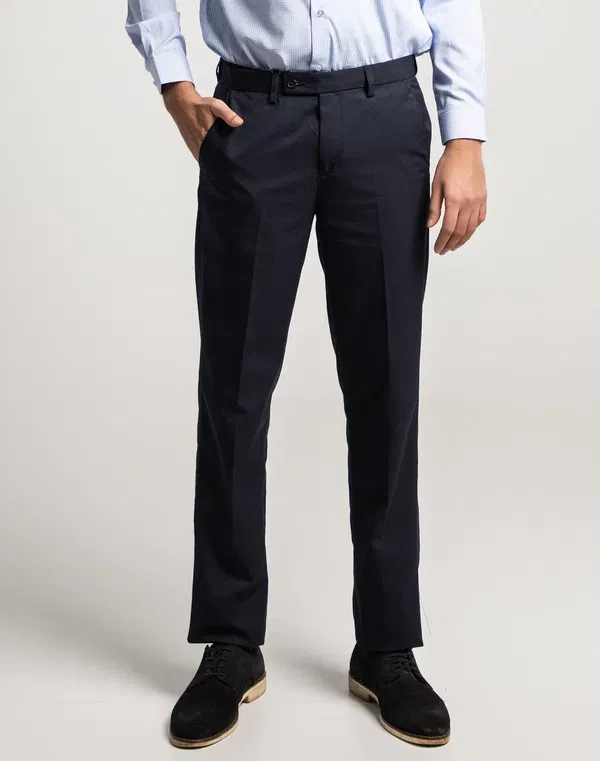 NOLIMIT Men's Slim Fit Formal Trouser Blue