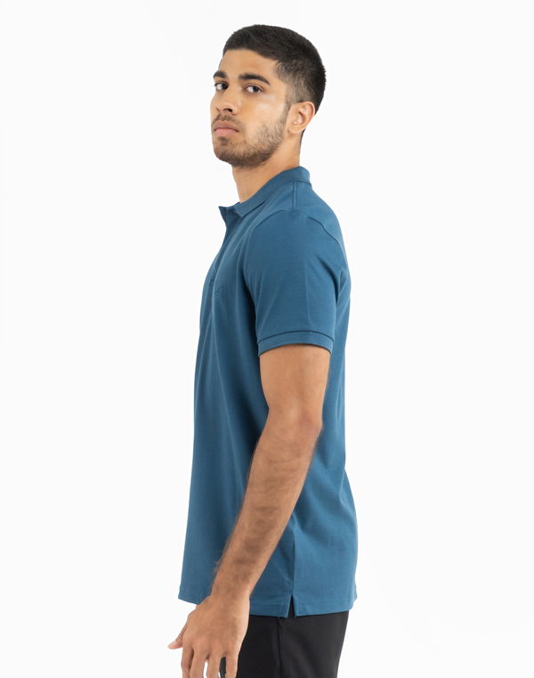 NOLIMIT Men's Slim Fit Polo T-Shirt Teal Green