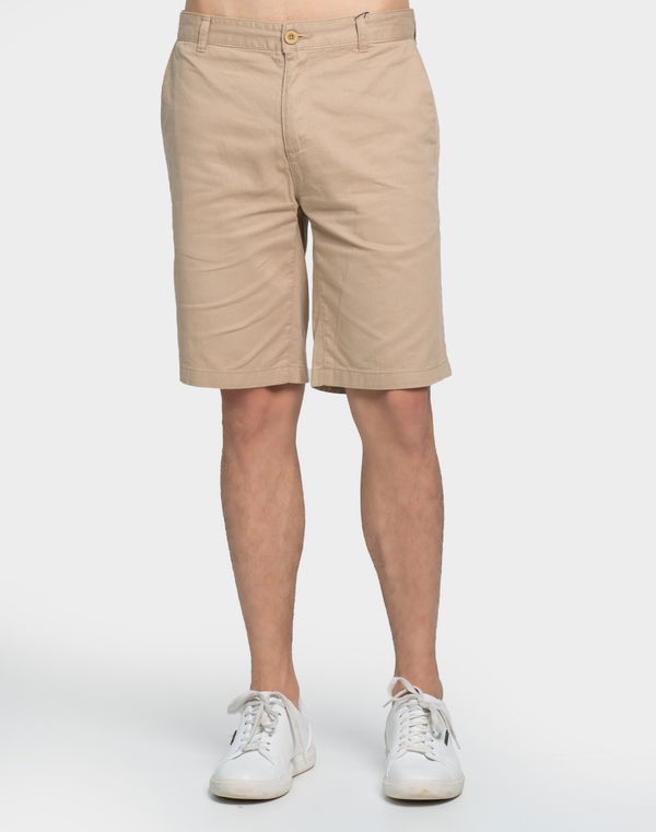 NOLIMIT Men's Slim Fit Standard Waist Short Black Beige