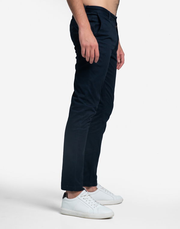 NOLIMIT Men's Slim Fit Standard Waist Casual Pant Navy