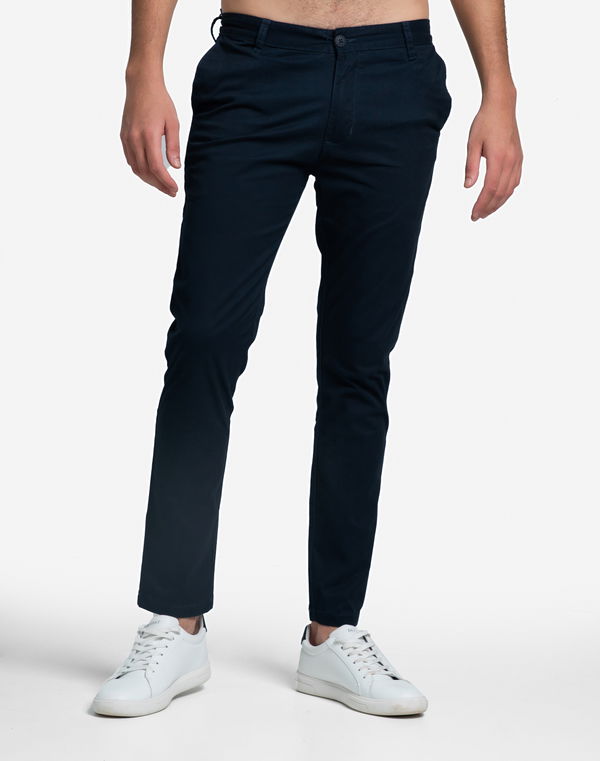NOLIMIT Men's Slim Fit Standard Waist Casual Pant Navy