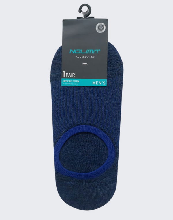 NOLIMIT Men's Super Soft Cotton No Show Socks
