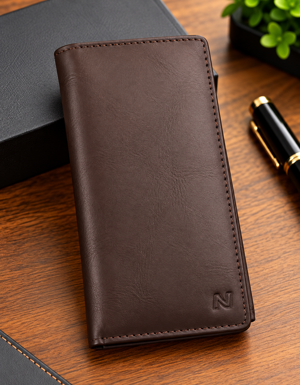NOLIMIT Men's Bill Fold Leather Wallet