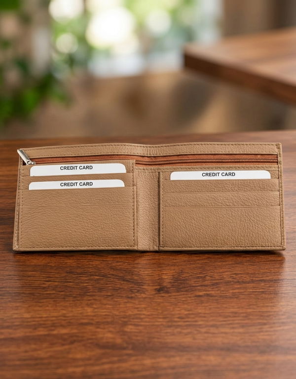 NOLIMIT Men's Bill Fold Leather Wallet