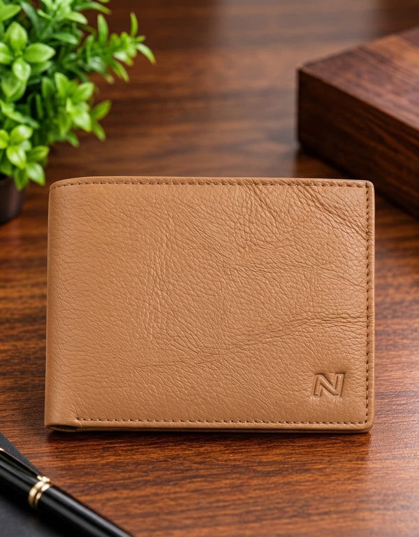 NOLIMIT Men's Bill Fold Leather Wallet