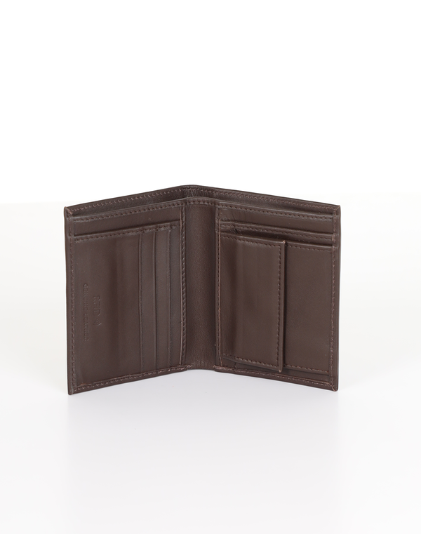 NOLIMIT Men's Leather Bill Fold Wallet Coffee