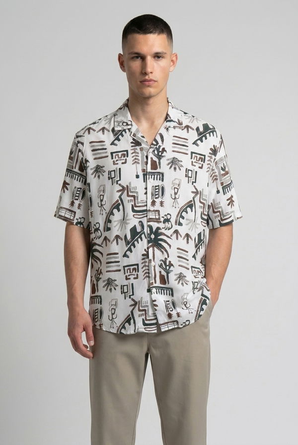 NOLIMIT Men's Regular Fit Casual Shirt