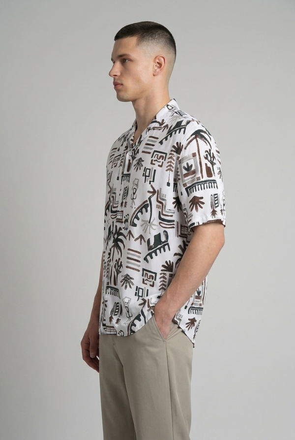 NOLIMIT Men's Regular Fit Casual Shirt