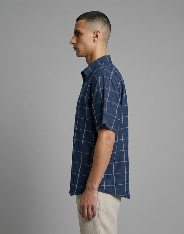 NOLIMIT Men's Regular Fit Casual Shirt Navy