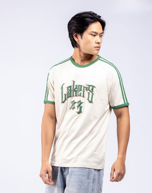 NOLIMIT Men's Regular Fit Cotton T-Shirt Bone White