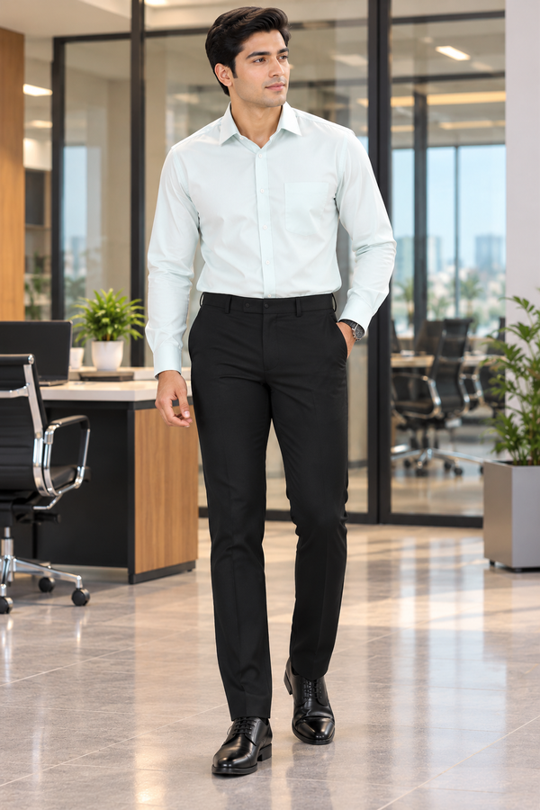 NOLIMIT Men's Regular Fit Formal Trouser