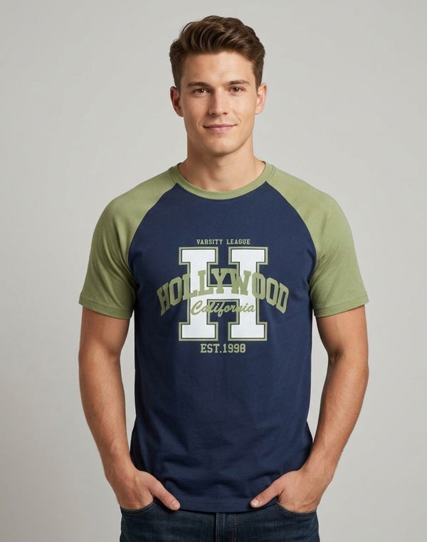 NOLIMIT Men's Regular Fit T-Shirt Blue