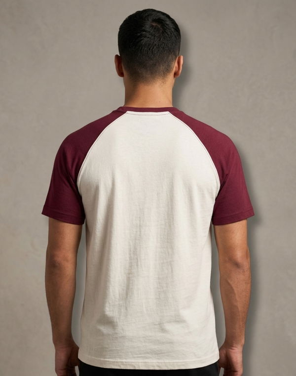 NOLIMIT Men's Regular Fit T-Shirt Bone White