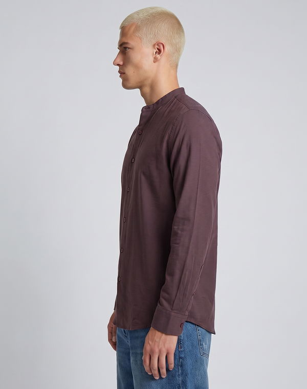 NOLIMIT Men's Slim Fit Casual Shirt Purple