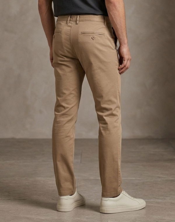 NOLIMIT Men's Slim Fit Standard Waist Casual Pant Brown