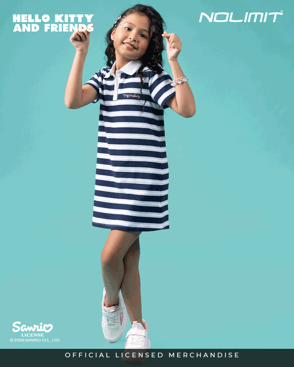 NOLIMIT SANRIO Girls Back Printed Dress