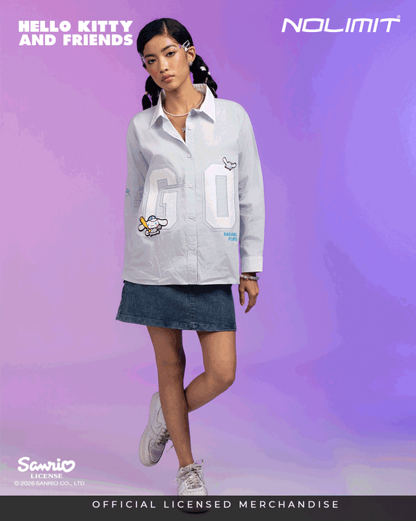 NOLIMIT SANRIO Girls Long Sleeve Blouse