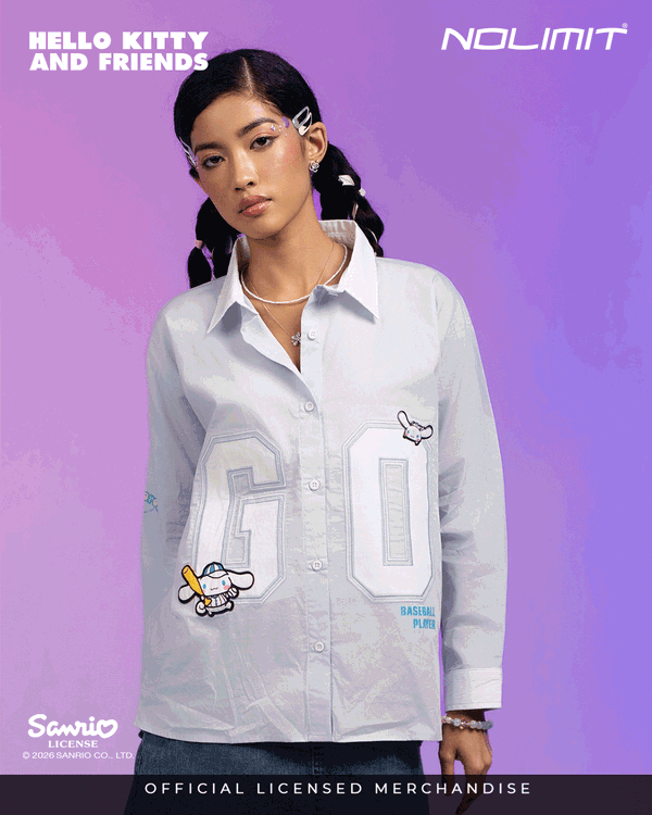NOLIMIT SANRIO Girls Long Sleeve Blouse
