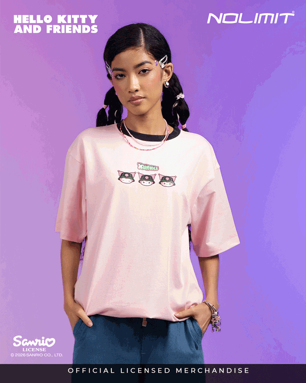 NOLIMIT SANRIO Girls Oversized T-Shirt