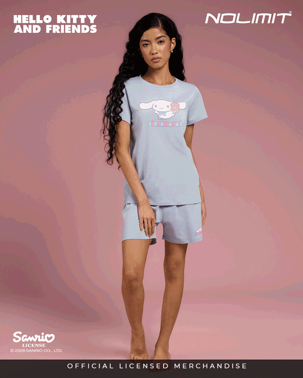 NOLIMIT SANRIO Girls T-Shirt With Short Pijama Set