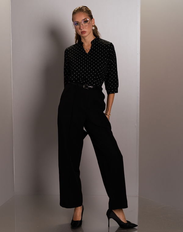 NOLIMIT THE POLKA CODE Printed Formal Blouse