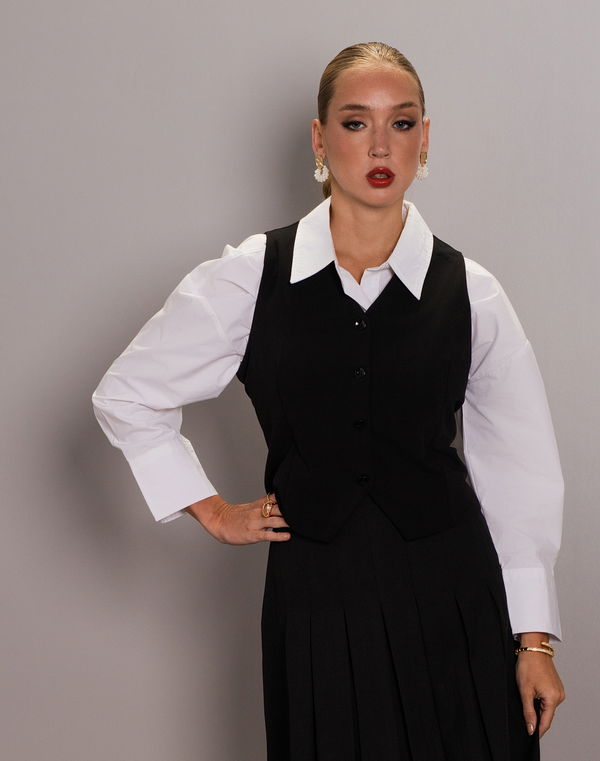 NOLIMIT THE POLKA CODE V Neck Waist Coat