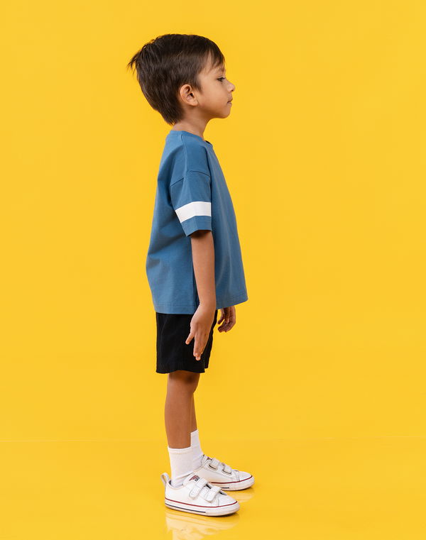 NOLIMIT URBAN WEAR Kids Boys Crew Neck T-Shirt Blue