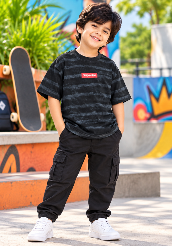 NOLIMIT URBAN WEAR Kids Boys Oversized T-Shirt