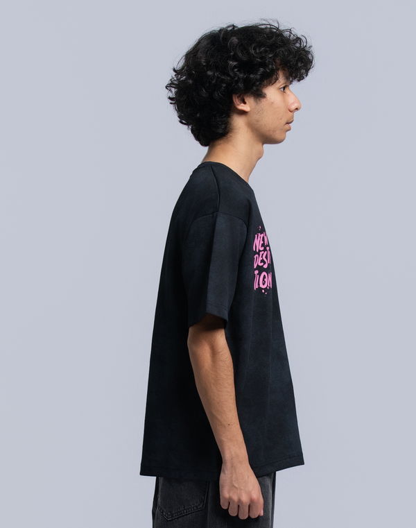 NOLIMIT URBAN WEAR Kids Boys Oversized T-Shirt Black