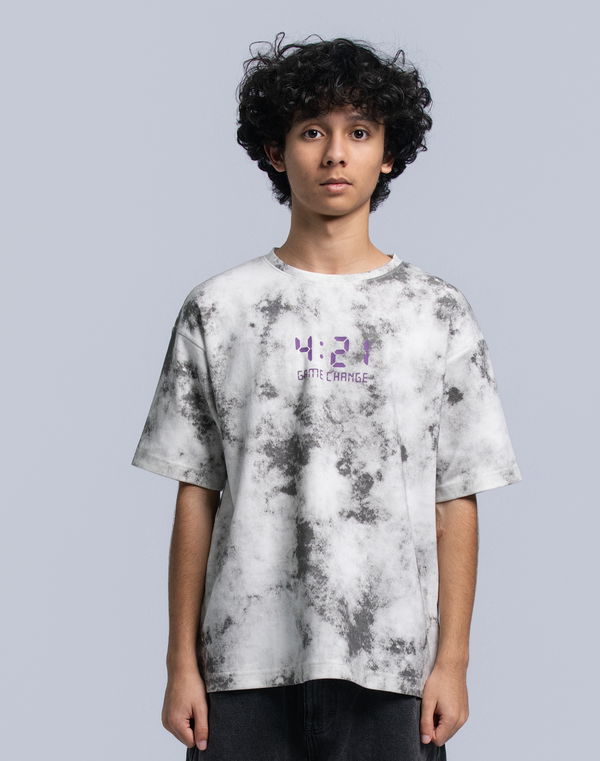 NOLIMIT URBAN WEAR Kids Boys Oversized T-Shirt Gray
