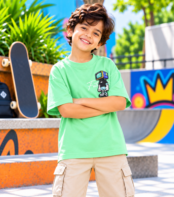 NOLIMIT URBAN WEAR Kids Boys Oversized T-Shirt