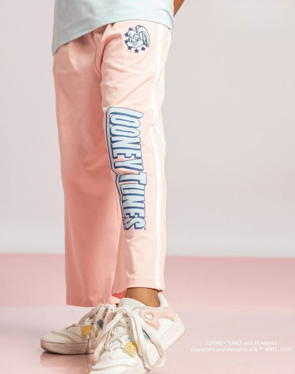 NOLIMIT WARNER BROS Girls Printed Pant Peach