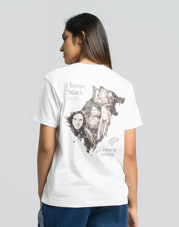 NOLIMIT WARNER BROS Women's Oversized Printed T-Shirt White