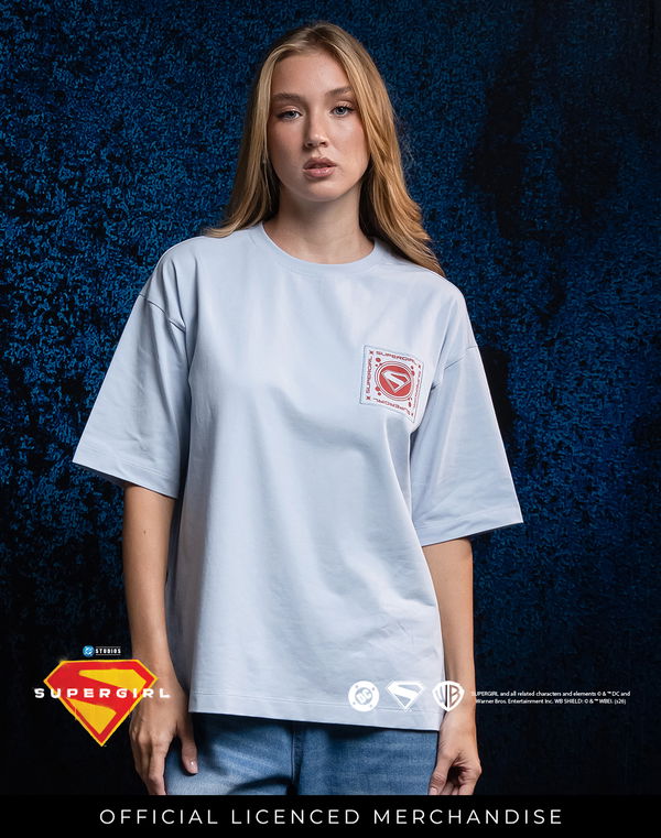 NOLIMIT WARNER BROS Women's Oversized T-Shirt Sky Blue