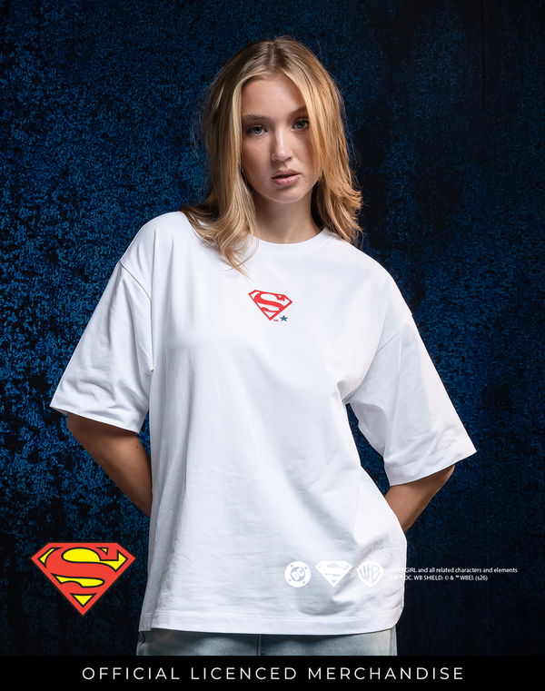 NOLIMIT WARNER BROS Women's Oversized T-Shirt White