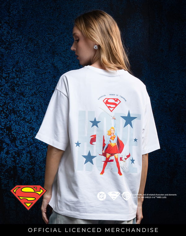 NOLIMIT WARNER BROS Women's Oversized T-Shirt White