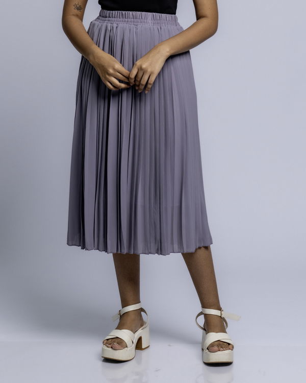 NOLIMIT Women's Pleated Casual Skirt Black