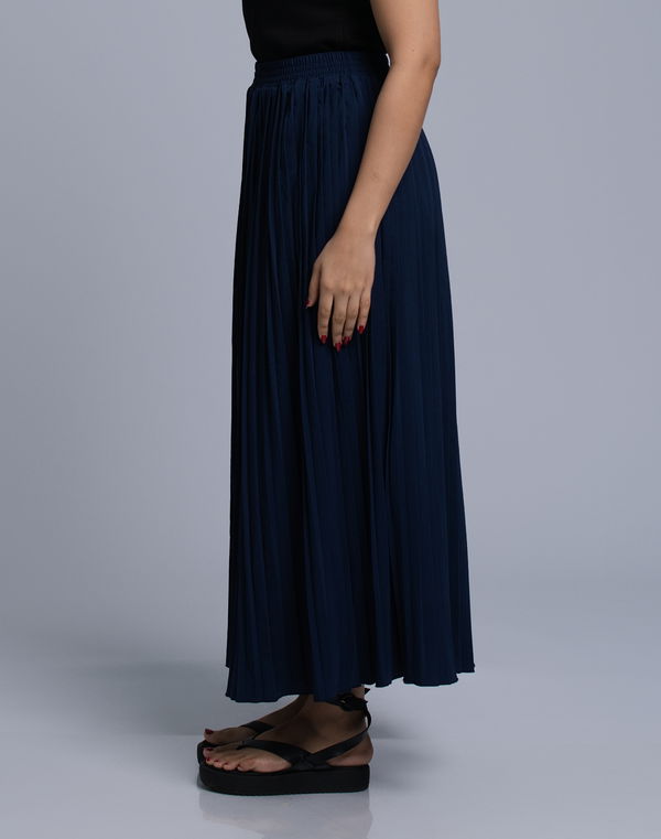 NOLIMIT Women's Pleated Casual Skirt Navy