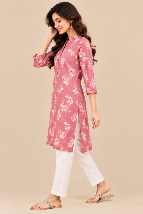 NOLIMIT Women's Chinese Collar Kurta