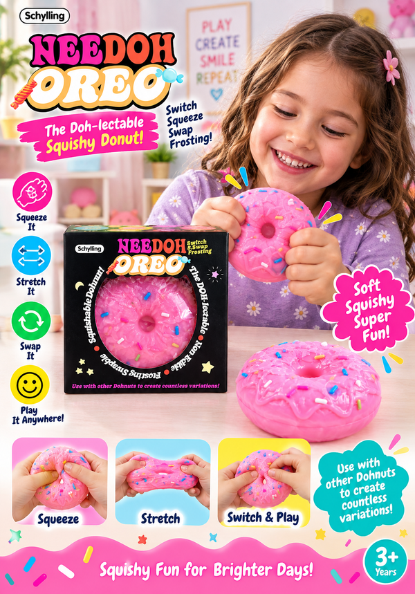 Nee Doh Oreo Squishy Donut