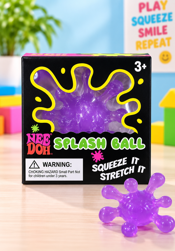 Nee Doh Splash Ball – Colorful Squishy Toy